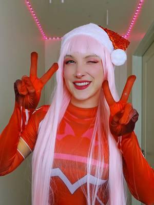 Have you made your wishlist to Santa yet? 😍❤️✨ #002 #darlinginthefranxx #christmascosplay #transitionideas #egirls Christmas Season 002 Cosplay Winter Aesthetic 