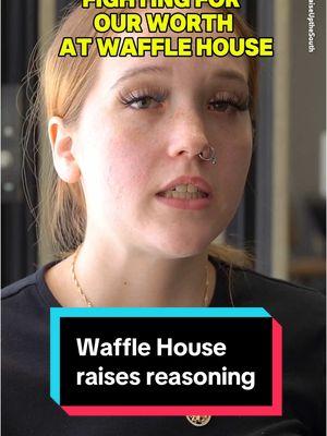 We have shown that our pressure on Waffle House has been working. The raises they announced earlier this year are the first in their 68 year history. But it’s still not enough and we are NOT backing down. #OrganizetheSouth #UnionsforAll #UnionStrong #Unions #work #WorkerPower #CorporateGreed #WaffleHouse #WaffleHouseWorker