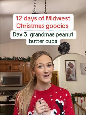 You can’t go wrong with a homemade peanut butter cup! #peanutbutter #peanutbuttercup #baking #christmas #christmastiktok #christmasbaking #treat #chocolate #12daysofchristmas #fyp 