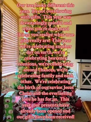 This Christmas I truly understand, my eyes are open to all of his gifts.  Thank you Lord!  #merrychristmas #happybirthday #jesus #secondchances #heavenlyreunion #healed #saved #blessed #liverfailureawareness #endstageliverdisease #loss #grief #renewed #salvation #fyp