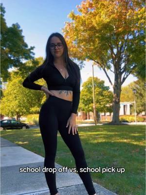 from adam sandler ➡️ hot mom 🔥 #schooldropoff #schoolpickup #adamsandler #hotmomlife #fitcheck #ohiocheck #ohiocheck614 #fitcheckgirl 