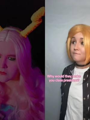 #duet with @Scout🍉🔜Colossalcon North why would they let that happen..  #mha #myheroacademia #bnha #bokunoheroacademia #anime #mina #minaashido #ashidomina #ashido #pinky #alienqueen #longhairedmina #longhair #makeup #fyp #denkikaminari #kaminari 