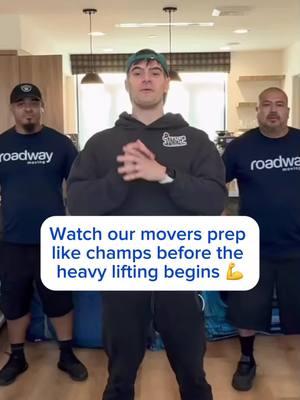 Our movers got a little stretching in with @The Fitness Marshall before the big move... and let’s just say, things got interesting! 😂💪 From squats to ‘who’s idea was this?’ moments, we’re ready to lift and laugh our way through the day! 💥🚚 #RoadwayMoving #Heavylifting #Movingcompany #stretching #movingday