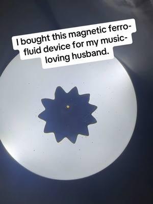 Fun little gift idea for the music, science, or art lovers in your family. #ferrofluid #ferrofluidspeaker #giftideas #christmasgift #tiktokshopfinds #tiktokshopmusthaves 