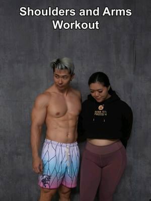 Shoulders and Arms Workout #shouldersworkout #armsworkout #fyp 