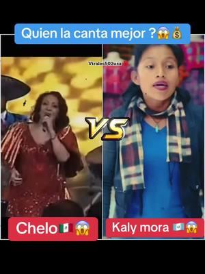 Quein la canta mejor ?  Chelo vs kaly 😱🇲🇽🇬🇹🇺🇸 2 gotas de agua #chelo #fypシ #talento #vs #chapinesenusa🇬🇹💙🇺🇸 #farrukopop #cantar 