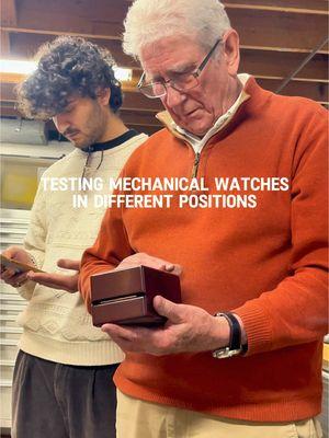 All five positions…checked #towsonwatchco #watchmaker #testing #repair #master #wisdom #lesson #hartwigbalke #timepiece #horology #mechanical 