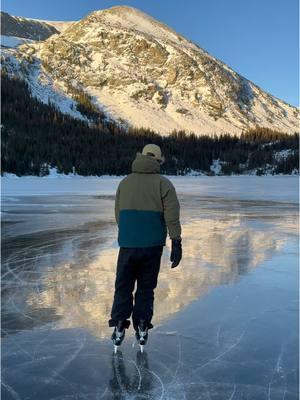 crunchy ice #colorado #getoutside #winter #stars #figureskating #mountains #frost #clear #pow #axel #olympics #viralvideo 