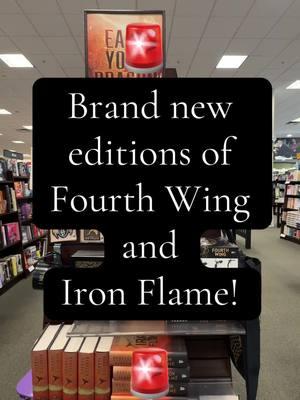 These gorgeous Spanish editions of Fourth Wing and Iron Flame are now available in stores and online! The artwork and reversible dust jackets make these some of the prettiest editions we’ve seen!🐉🗡️✨🔥❤️📚 #fourthwing #ironflame #spanisheditions #rebeccayarros #bn #barnesandnoble #books #BookTok #plainfieldindiana #perrycrossing #artwork @Rebecca Yarros 