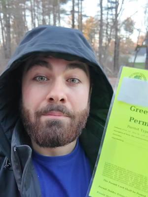 Fish house #2 approved! Thank you to the building department for being very straightforward and easy to work with! #newhampshire #greenhouse #permit #fish 