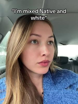 It’s never “what percent white are you?” 😔 lol #bloodquantum #nativetiktok #mixednative #mixed