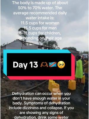 WATER CRISIS IN DISPLACEMENT CAMPS😡  . GRATITUDE FOR ALL YOUR SUPPORTS.  . . @Mama Afrika   @Mzee Elvis Katoto . . #31daysofGratitude #december24 #congo #gratitude #idpgoma #noname #day13 #friday13 