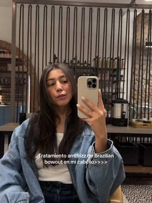 Queda el cabello de chica bien 😮‍💨🤌🏻🫶🏻 #fyp #fashiontiktok #brazilianblowout #hair 