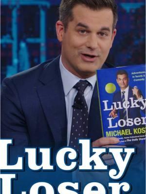 Luigi Mangione’s book club wouldn’t have failed if he had picked Lucky Loser, available now for pre-sale.  #LuckyLoser #MichaelKosta #Tennis #TheDailyShow