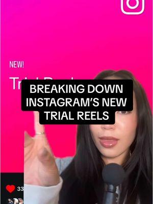 Your fave @Alyssa | brand builder✨ breaks down #Instagram ‘s exciting new update: Trial Reels 👏 who else is excited for this to roll out? 🤩 #CreatorAdvice #IGTips #instagramupdate 