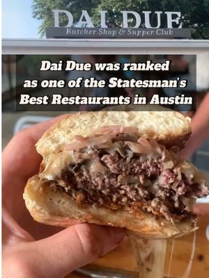 This is Dai Due, which serves my favorite food in Austin, all while using the cleanest ingredients. They were recently ranked in the @Austin American-Statesman Best Restaurants in ATX. Dai Due opened in 2006, and what really sets them apart is: 1) Farm-to-table dining with locally sourced meat and ingredients 2) No use of seed oils — they use olive oil, animal fats, and beef tallow instead 3) It’s also a butcher shop Address: 2406 Manor Rd, Ste A, Austin, Texas 78722 Hours: Dinner Tuesday - Saturday: 5-10 PM Sunday: 5-9 PM Brunch Friday - Sunday: 10 AM-3 PM Closed Monday Send this to someone you want to eat at Dai Due with! Check out the Statesman for the full list of Best Restaurants. #exploreatx #daidue #atxfoodie #austinrestaurants #austineats #austintexasfood 