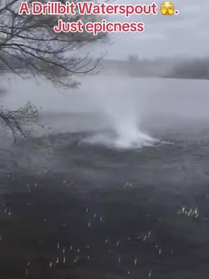 Stunning footage out of Moosic Lakes PA of an angry drillbit waterspout, and people wonder how it has occasionally rained fish on random towns throughout history 🙃. #tornadotok #waterspout #epic #lake #drillbit #thisisseverecentral 