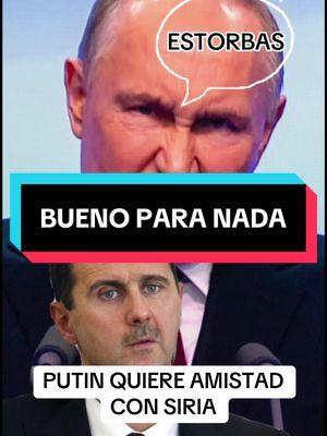 Vladimir Putin, ahora tiene que arrodillarse ante el nuevo gobierno sirio. Rusia confirmó que está dialogando directamente con los partidos de oposición que han tomado el control del país después de la caída de Bashar al-Assad el pasado domingo. #putin #bashar #siria #rusia #guerra #noticias #rebeldes #Damasco 