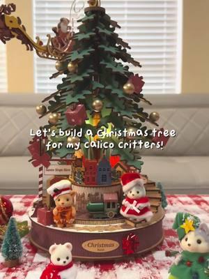 12 days until Christmas 🎄 The Christmas tree is from Robotime! Use code MELORADIY for 15% off your order 🛒 Link in bio 🔗 #rolife #rolifeminiatures #robotime #miniature #diyminiature #diycraft #diychristmastree #christmastree #christmas #christmascountdown #calicocritters #sylvanianfamilies 