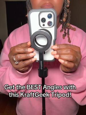 The strength of this magnet is BANANAS! Are you really a content creator if you don’t have this KraftGeek tripod? #kraftgeek #tripod #magsafetripod #kraftgeektripod #besttripod #contenttools #contentcreation