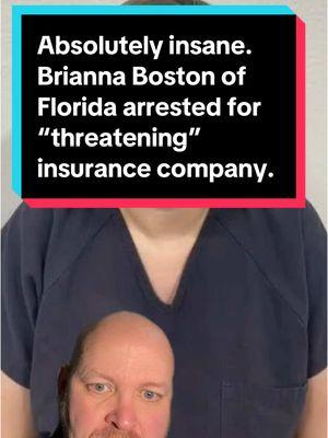 Absolutely insane. Brianna Boston of Florida arrested for “threatening” insurance company. #Insane #Florida #LuigiMangione#Jail #BriannaBoston #PolkCounty #Sheriff #Overreach #Ridiculous #Illegal #InsuranceCompanies #CEO#Money #Power #VForVendetta #Truth #Reality #News #USNews #FloridaNews #NewsForThought #InsuranceScam #Lies #Corruption #Guilty #Innocent #Law #Order #Justice #Judge #Court #Courtroom #FalseImprisonment#assassin