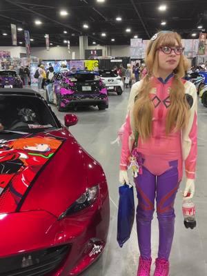 asuka car or something #asuka #asukalangley #marimakinami #mariillustriousmakinami #evangelion #cosplay #awa24 