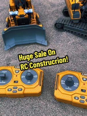 Huge Sale on these Remote Control Construction Vehicles. Unveliveable! #excavator #bulldozer #loader #dumptruck #rcexcavator #constructiontoys #TikTokShopHolidayHaul #GiftGuide #TTSDelight #MadeMyYear @Glamgo 