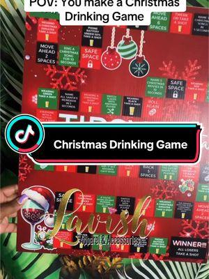 🎄🍹Turn your holiday party into the ultimate tipsy celebration! Our Christmas Drinking Game is packed with festive fun, hilarious challenges, and guaranteed laughs. Ready to sip, play, and slay? Grab yours now! 🥂✨ #tipsychristmas #HolidayFun #DrinkingGame #drinkinggamesss 