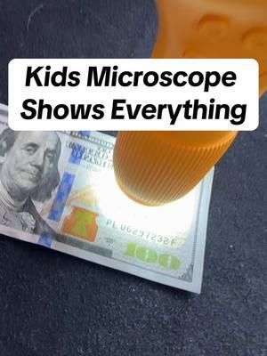 Kids and parents will have fun with this easy to use microscope. #science #microscope #kidsmicroscope #learning #examine 