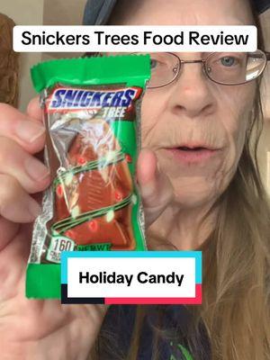 Food review of Snickers Trees. @snickers #foodreview #candy #snickers #christmas #fyp