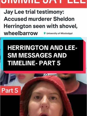 Herrington and Lee SM messages to timeline- Part 5 #jimmiejaylee #jimmielee #jaylee #oxford #mississippi #olemiss #campus #olemissfootball #football #mistrial #court #trial #verdict #capital #murder #creatorsearchinsights #mississippicheck #mississippigirl #mississippitiktok #socialmedia #trending #watch #dvtvdaily #viral #fy #fyp #fypage #for #foryou #foryourpagе #greenscreen #greenscreenvideo #truestory #truecrime #allegations #fypシ #fypシ゚viral #educationalpurposesonly #news #crime #crimes #newsfeed #foru #lgbt #lgbtq #lgbt🌈 #lgbtqia #lgbt🏳️‍🌈 #lgbtq🏳️‍🌈 