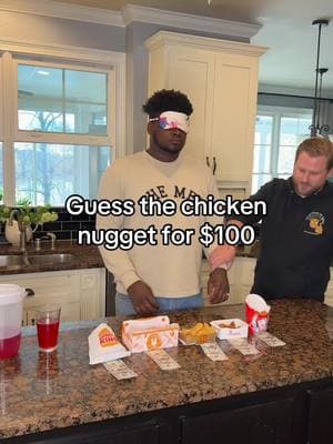 Guess the Chicken Nugget for $100! @Garrett Faulkner #chicken #nugget #xyzbca #foryou #wendys #popeyes #chickfila #mcdonalds #burgerking 