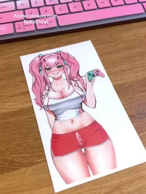 Anime stickers at Nekodecal🌟 🇺🇸Ships from California, USA 💜Unique artwork 💠UV, water resistant vinyl decals 💫Perfect for cars and consoles #animestickers #animegirls