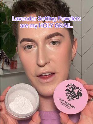 Have you tried a lavender setting powder before? If not, its tiiiiiiime!! 👌🏻💜🦄 #kimchichicbeauty #lavenderpowder #settingpowder #makeuphacks 