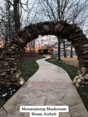 WOW! Thats all we could think to say when we arrived at sunset at this amazing stay just into Georgia called Merry Mushroom! Everything here has been done beautifully! Watch for a complete tour of the inside and the link will soon be in our bio! @Wander Chatt  #travel #traveltiktok #getaway #mountains #unique #fun #foryoupage #georgia #adventure #mushroom #sunset #merry #fy #fyp #hiddengems  Hidden Gems in Georgia Merry Mushroom 