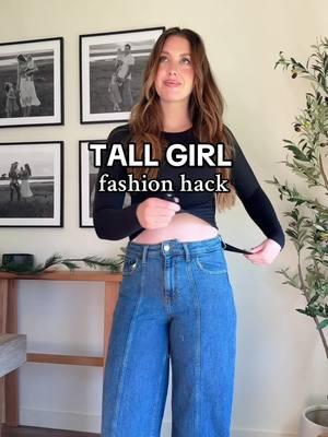 Fashion hack to try out later! Especially for my long torso girrls🫶🏼 #fashionhack #stylehack #bodysuithack #tallgirlproblems 