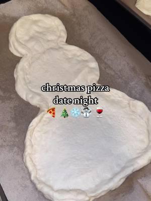 this is your sign to have a fun indoor date night especially cuz baby it’s cold outside! #datenightideas #coupleideas #pizzamaking #christmastok #pizzadatenight 