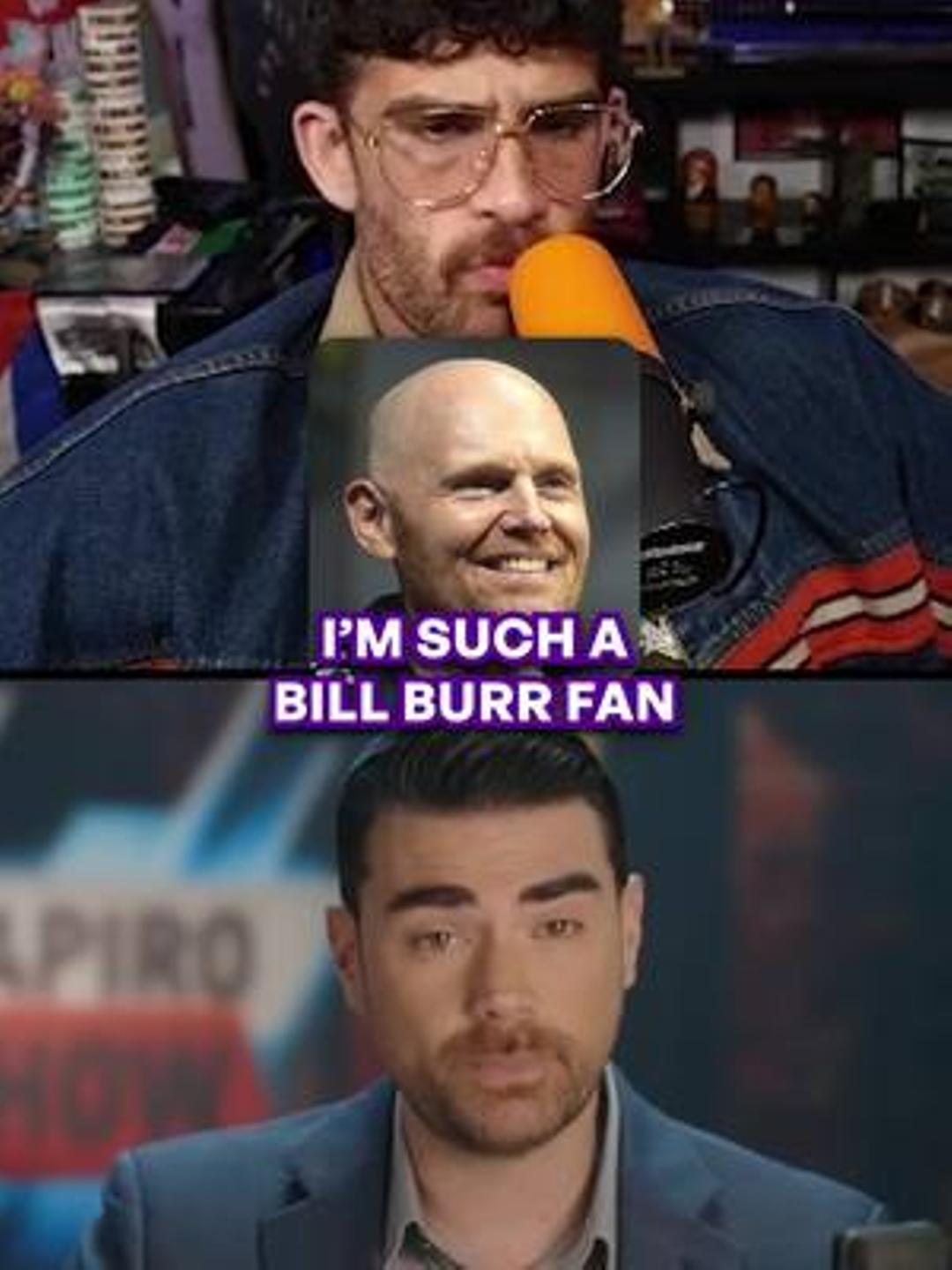 breaking: ben shapiro thinks bill burr is… #hasanabi #benshapiro #billburr 