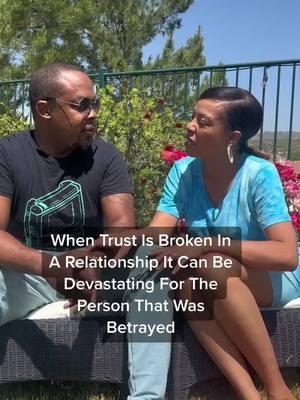 When Trust Is Broken In A Relationship It Can Be Devastating For The Person That Was Betrayed... The person who broke the trust has some very significant ways they need to show up going forward especially if the goal is to maintain the relationship.... Starting with these.... 💥If you need help in your relationship with communication, connection, and /or overcoming infidelity COMMENT or DM Keyword: HELPME We want to connect with you. We'll shoot you a DM sharing how we can help. You can also visit https://www.BlamConsult.com to GET HELP NOW. #blackloveandmarriage #couplestherapists #blacklove #couplesadvice #relationshipexperts #couplesgoals #blackmarriage #marriagecounseling