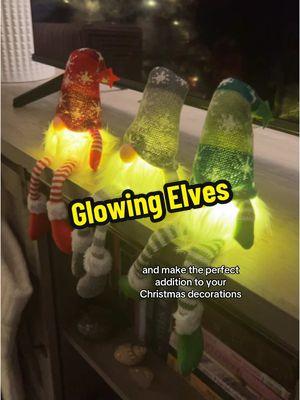 These glowing elves are perfect decoration for Christmas #GlowingElves #ChristmasElves #ChristmasDecorations #TikTokShopBlackFriday #tiktokshopcybermonday #HolidayHaul #spotlightdeals 