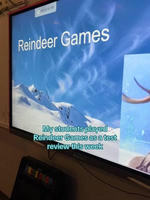 Another fun game for the win! Reindeer Games! Use it for a test review or to review some previously learned skills before break. Super easy to set up. No games? No problem—just use the positive and negative numbers in the slide ball lane and add some stealing in for fun. 🙃 #engagingstudents #reviewgame #reindeergames #mathteacher #mathreview #middleschoolmath #middleschoolteacher #testreview #funtestreview #games #slideball 