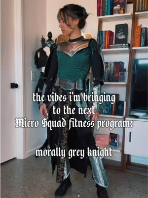 ⚔️🖤⚔️🖤 are you ready, Squad? #morallygreyknight #themicrosquad #themedprogram #themedworkout #fantasyfitness #valkyriesquad #valkyries #knightschool #CapCut 