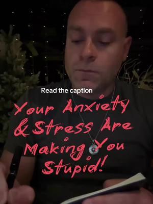 “Your anxiety and stress are making you stupid.” That might sound harsh, but it’s the truth. When you’re overwhelmed with anxiety and stress, your brain goes into survival mode. It’s not focused on clarity, creativity, or problem-solving—it’s stuck in fight-or-flight, reacting instead of thinking. Stress and anxiety cloud your judgment, causing you to overthink, doubt your decisions, and feel paralyzed by fear. It’s like trying to drive through a fog—you can’t see clearly, and every turn feels risky. But here’s the good news: You don’t have to stay stuck in the fog. By reprogramming your subconscious mind, you can shift the way you react to stress. Instead of letting anxiety run the show, you can train your brain to stay calm, focused, and in control—no matter what life throws your way. Start by asking yourself: 	•	What stories am I telling myself that feed my anxiety? 	•	What beliefs do I need to let go of? It’s time to clear the fog, take back your power, and finally think clearly again. You’re not stupid—you’re just stuck in a mental loop that you CAN break free from. Tag someone who needs this reminder. 👇 #StressRelief #ReprogramYourMind #OvercomeAnxiety #HighFunctioningAnxiety #MindsetShift #SubconsciousProgramming