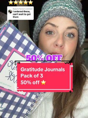 Replying to @Tammy 🙌🏼🩵Youll Love them !! 🩷 3 Pack of Gratitude Journals 🩷 #journals #gratitudejournal #gratitudeattitude #gratitudejournaling #journaling #journalingideas #journalingprompts #journalwithme #journalideas #journaltok #gratitudepractice #gratitudechallenge #giftsforkids #christmasgift #TiktokShopHolidayHaul  #fashionlookbook  #newyearnewaura #mademyyear 