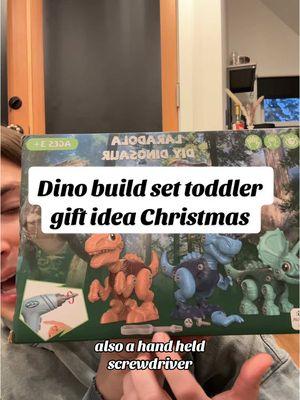 Calling dino lovers! This dino build toy set is a great toddler gift idea that will keep them entertained!  #dinobuild #dinotoy #dinosaurtoy #toddlergiftideas #toddlerchristmas  #bfcm #ttsdelightnow #giftguide #tiktokshopblackfriday #cozycountdown #tiktokshopcybermonday #holidayhaul  #treasurefinds #giftlist