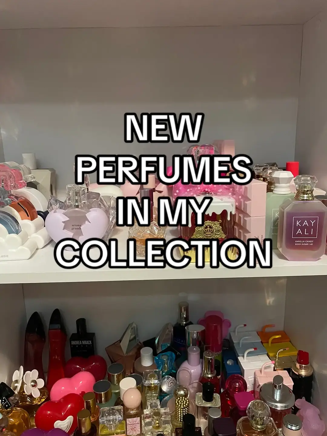 new perfumes in my collection🤩 comment and let me know what perfume(s) you have recently added to your collection! perfumes shown : - sugar me sweet x sweet smells with chantel whipped marshmallow cake - ariana grande r.e.m 2.0 - ariana grande love notes pink woods - rare beauty awaken confidence - land of aahs warm & toasty - land of aahs shimmering snowflake - lake & skye 11 11 vanilla - snif vanilla vice - snif rose era - snif coco shimmy @SugarMeSweet🧁 @✨️Sweet Smells with Chantel✨️ @arianagrande @Rare Beauty @Selena Gomez @Land of Aahs @Lakeandskye @Snif  some of these were kindly gifted/PR  #perfumetiktok #fragrancetiktok #sugarmesweetperfume #sugarmesweet #perfume #fragrance #arianagrande #arianagranderem #arianagrandeperfume #arianagrandelovenotes #arianagrandepinkwoods #arianagrandefragrance #perfumehaul #rarebeauty #selenagomez #rarebeautyawakenconfidence #landofaahs #landofaahsperfume #lakeandskye1111 #lakeandskye #lakeandskye1111vanilla #perfumetok #fragrancehaul #fragrancetok #snif #snifvanillavice #snifperfume #snifroseera #sniffragrances #snifcocoshimmy 