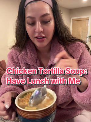 Chicken tortilla soup recipe is a couple videos back or under recipes #eatwithme #chickentortillasoup #Vlog 