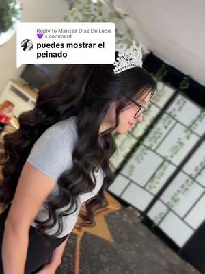 Replying to @Marissa Diaz De Leon💜 Quinceanera #quince #quinceanera #quinceañera #xv #quincehair #quincehairstyle #quincemakeup #quinceaneramakeup #quinceanerahairstyle #quinceañeramakeup #quinceañerahair #xv #misxv #quinceaneracheck #quincedress #quinceaneradress #hairtutorial