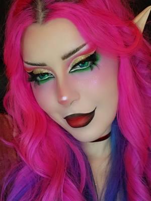 Happy Friday the 13th! 🎄 #elf #holiday #holidaycountdown #holidays  #uvelfmakeup #christmas #horrormakeup #horrormakeup #uvmakeup #neonmakeup #trending #foryou #fyp #foryoupage #makeup #beauty #creativemakeup #clown #clowns #clownmakeup #clowncheck #demonmakeup 