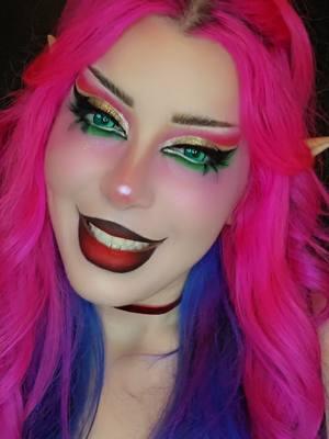 Surprise 💗🍬 #christmas #holiday #holidaycountdown #holidaytiktok #holidays  #christmascountdown #christmastiktok #horror #elf #elfmakeup #uvelfmakeup #horrortiktok #horrormakeup  #uvmakeup #neonmakeup #trending #foryou #fyp #foryoupage  #makeup #beauty #creativemakeup #clown #clowns #clownmakeup #clowncheck 